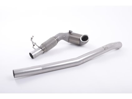 Large-bore Downpipe a Hi-Flow sport kat Milltek Audi TT Mk3 TTS 2.0TFSI Quattro (bez OPF/GPF) SSXAU583