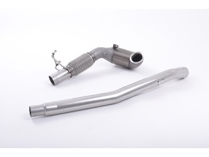 Large-bore Downpipe a Hi-Flow sport kat Milltek Audi TT Mk3 TTS 2.0TFSI Quattro (bez OPF/GPF) SSXAU586