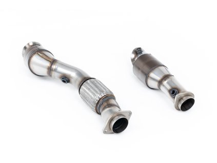 Large-bore Downpipe a Hi-Flow sport kat Milltek BMW 4 Series G82 M4 & M4 Competition S58 3.0 Turbo (s OPF/GPF) SSXBM1333