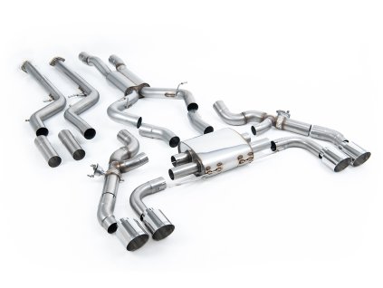 Downpipe-back výfuk Milltek BMW X3 X3M / X3M Comp (G01) 3.0 (S58 LCI s OPF/GPF) SSXBM1255