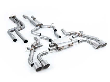 Downpipe-back výfuk Milltek BMW X3 X3M / X3M Comp (G01) 3.0 (S58 pre-LCI s OPF/GPF) SSXBM1216