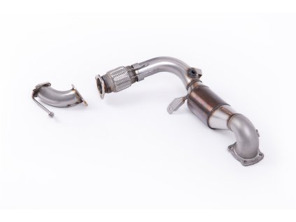 Large-bore Downpipe a Hi-Flow sport kat Milltek Ford Fiesta Mk7/Mk7.5 1.0T EcoBoost (100/125/140PS)  SSXFD102