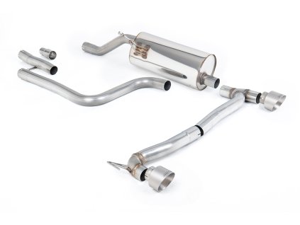 Particulate Filter-back výfuk Milltek Ford Fiesta Mk8 1.0T EcoBoost ST-Line 3 & 5-dv. (155ps Hybrid s OPF/GPF) - Maxton Designs Dual Outlet Kit SSXFD410