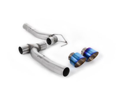 Koncový upgrade kit Milltek Ford Fiesta MK8 1.0T EcoBoost ST-Line 3 & 5-dv. (bez OPF/GPF) - Dual Outlet Maxton Kit SSXFD382