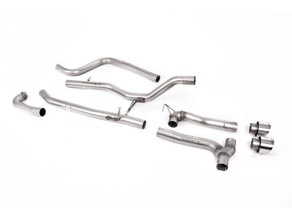 Cat-back výfuk Milltek Ford Fiesta MK8 1.0T EcoBoost ST-Line 3 & 5-dv. (bez OPF/GPF) - Dual Outlet Maxton Kit SSXFD371