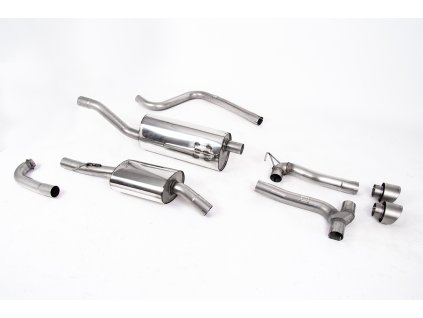 Cat-back výfuk Milltek Ford Fiesta MK8 1.0T EcoBoost ST-Line 3 & 5-dv. (bez OPF/GPF) - Dual Outlet Maxton Kit SSXFD377