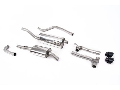 Cat-back výfuk Milltek Ford Fiesta MK8 1.0T EcoBoost ST-Line 3 & 5-dv. (bez OPF/GPF) - Dual Outlet Maxton Kit SSXFD376