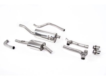 Cat-back výfuk Milltek Ford Fiesta MK8 1.0T EcoBoost ST-Line 3 & 5-dv. (bez OPF/GPF) - Dual Outlet Maxton Kit SSXFD375