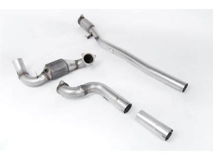 Large-bore Downpipe a Hi-Flow sport kat Milltek Mercedes A-Class A35 AMG 2.0 Turbo (sedan s OPF/GPF) SSXMZ151
