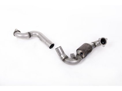 Large-bore Downpipe a Hi-Flow sport kat Milltek Mercedes CLA-Class CLA35 AMG 2.0 Turbo Coupe & Shooting Brake (s OPF/GPF) SSXMZ135
