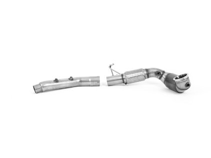 Large-bore Downpipe a Hi-Flow sport kat Milltek Škoda Octavia vRS 2.0 TSI 245PS (MQB EVO Mk4 s OPF/GPF) SSXVW640