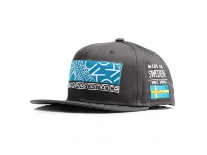 Snapback kšiltovka Nuke Performance - šedá