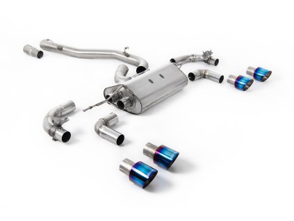 Cat-back výfuk Milltek Volkswagen Golf Mk7.5 R 2.0 TSI 300PS (s GPF) - 80mm Race Systems SSXVW648