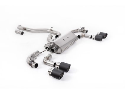Cat-back výfuk Milltek Volkswagen Golf Mk7.5 R 2.0 TSI 300PS (s GPF) - 80mm Race Systems SSXVW649