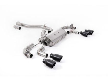 Cat-back výfuk Milltek Volkswagen Golf Mk7.5 R 2.0 TSI 300PS (s GPF) - 80mm Race Systems SSXVW645