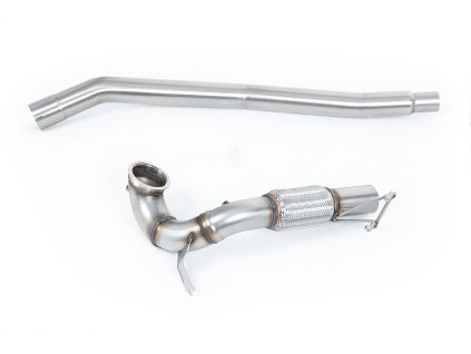 Large-bore Downpipe a De-cat Milltek Volkswagen Golf Mk7.5 R 2.0 TSI 310PS (bez GPF) - 80mm Race Systems SSXVW723