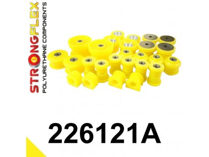 Kompletní sada polyuretanových silentbloků Strongflex 226121A