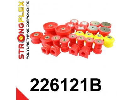 Kompletní sada polyuretanových silentbloků Strongflex 226121B