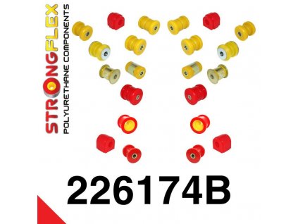 Kompletní sada polyuretanových silentbloků Strongflex 226174B
