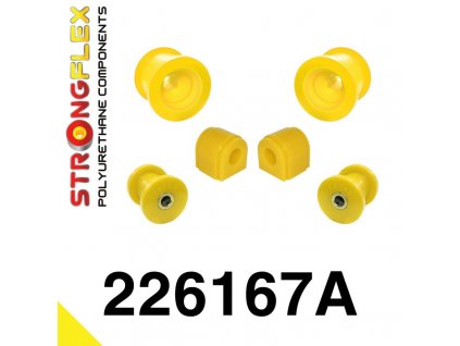 Přední sada polyuretanových silentbloků Strongflex 226167A