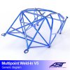 roll cage audi a3 s3 8p 3 doors hatchback quattro multipoint weld in v5