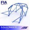 roll cage alfa romeo 147 tipo 937 3 doors hatchback multipoint weld in v3