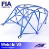 roll cage bmw e36 3 series 4 doors sedan rwd weld in v5