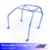 roll cage bmw e46 3 series 4 doors sedan rwd removable full cage v1