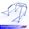 roll cage bmw e46 3 series 4 doors sedan rwd multipoint weld in v1