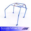 roll cage bmw 1 series e87 5 doors hatchback rwd removable full cage v2