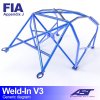 roll cage fiat panda type 141 3 doors hatchback fwd weld in v3