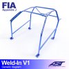 roll cage honda civic ek 3 doors hatchback weld in v1