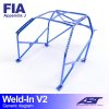 roll cage honda prelude 3gen 2 door coupe weld in v2