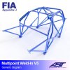 roll cage honda prelude 3gen 2 door coupe multipoint weld in v5
