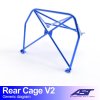roll bar nissan silvia s13 3 doors hatchback rear cage v2