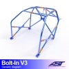 roll cage nissan silvia s14 2 doors coupe bolt in v3