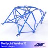 roll cage nissan silvia s14 2 doors coupe multipoint weld in v3