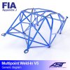 roll cage opel corsa a 3 doors hatchback multipoint weld in v5