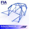 roll cage opel vectra a 4 doors sedan fwd multipoint weld in v4