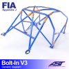 roll cage renault clio phase 1 3 doors hatchback bolt in v3