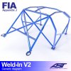 roll cage renault r5 3 doors hatchback weld in v2