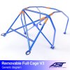 roll cage renault r21 phase 12 4 doors sedan removable full cage v3