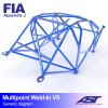 roll cage subaru impreza gvf 4 doors sedan 4wd multipoint weld in v5