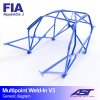 roll cage nissan primera p11 4 door sedan fwd multipoint weld in v3