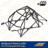 fia homologated roll cage peugeot 106 phase 12 3 doors hatchback multipoint weld in asn
