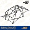 fia homologated roll cage bmw f82 4 series 2 door coupe rwd multipoint weld in asn