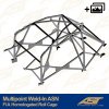fia homologated roll cage toyota gr yaris gxpa16 2 door hatchback multipoint weld in asn