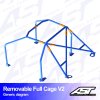 roll cage seat leon 5f 5 door hatchback removable full cage v2