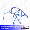 roll cage seat leon 5f 5 door hatchback removable full cage v3