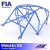 roll cage toyota corolla e11 3 door hatchback weld in v4